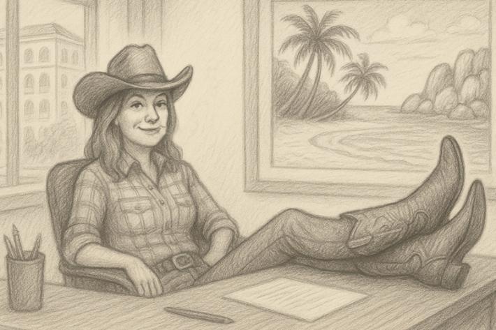 Marke Palmenstrand oder Pferdetrekking?