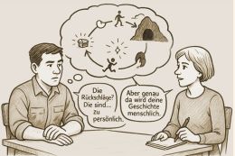 Rückschläge machen Storys glaubwürdig, aber...